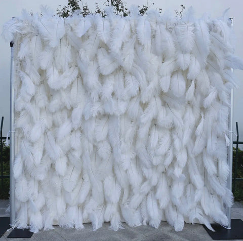 White Feather Wall Hire