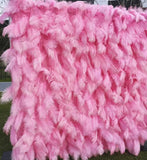 Pink Feather Wall Hire